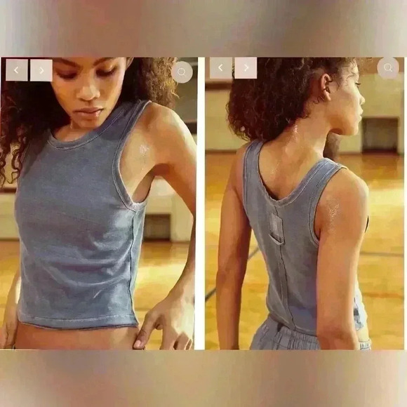 Free People Movement Back to Basics Tank Nightshade/ Marin Blue XS NWT - Picture 1 of 5